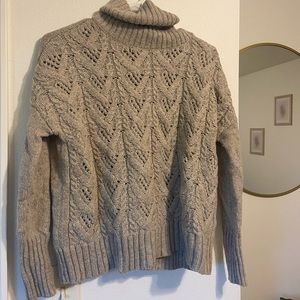 Chunky turtleneck sweater